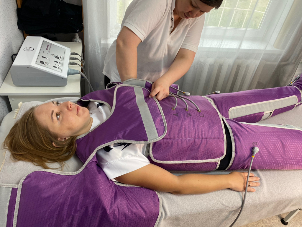 Прессотерапия (8000р 10 посещений через день)