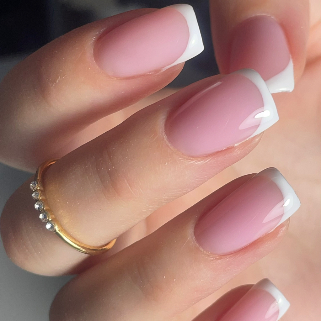 manicure+gel polish+reconstruction natural nails