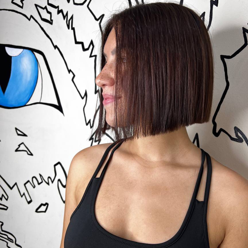 Стрижка (ровный срез)