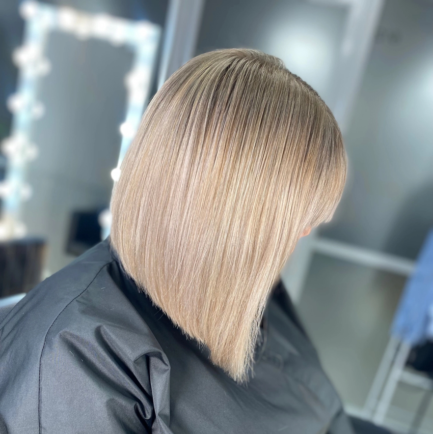 Мелирование средняя длина