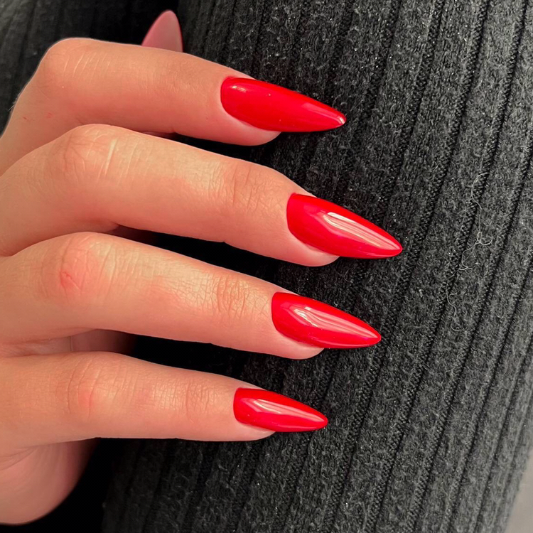 Укрепление гелем однотон, длина 3 ед и больше