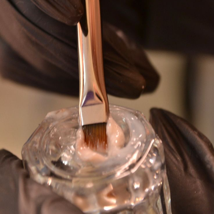 Окрашивание бровей краска/хна