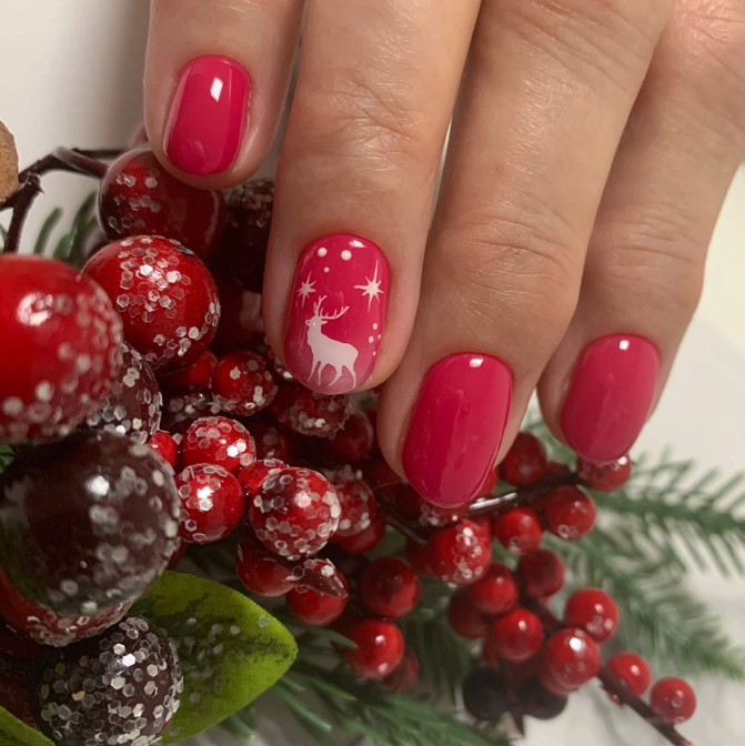 Маникюр с покрытием гель-лаком + дизайн ногтей