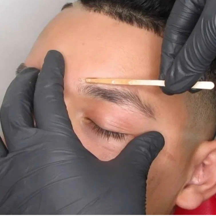 Мужская коррекция ( воск , пинцет)