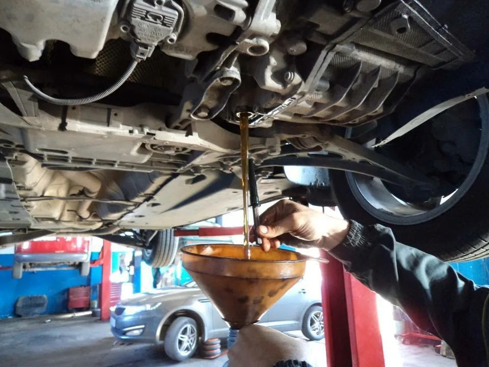 Замена масла в кпп