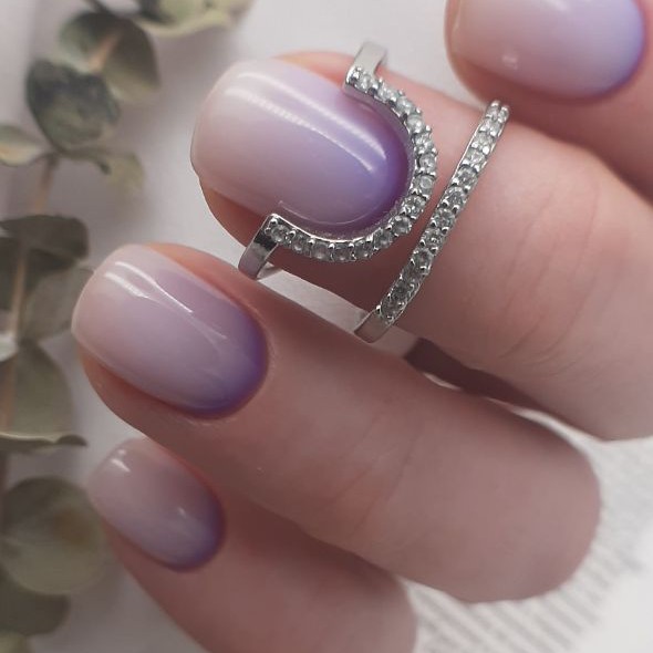 Градиент (более 4х ногтей)