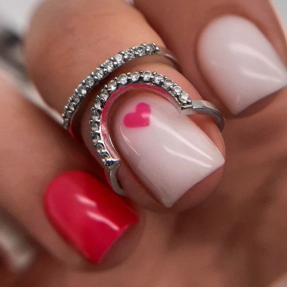 Простой дизайн (на все ногти)