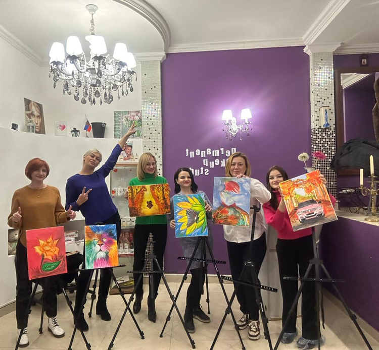 Арт терапия! Зимние краски  .