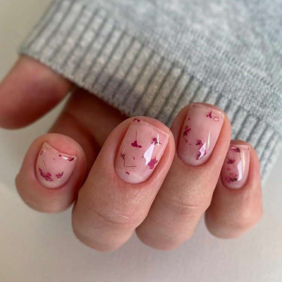 Сухоцветы (на все ногти)