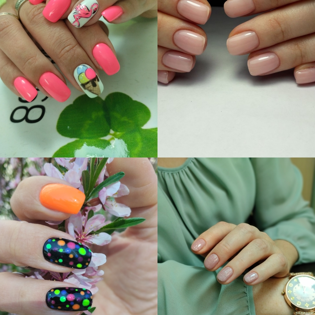 маникюр с покрытием гель лак