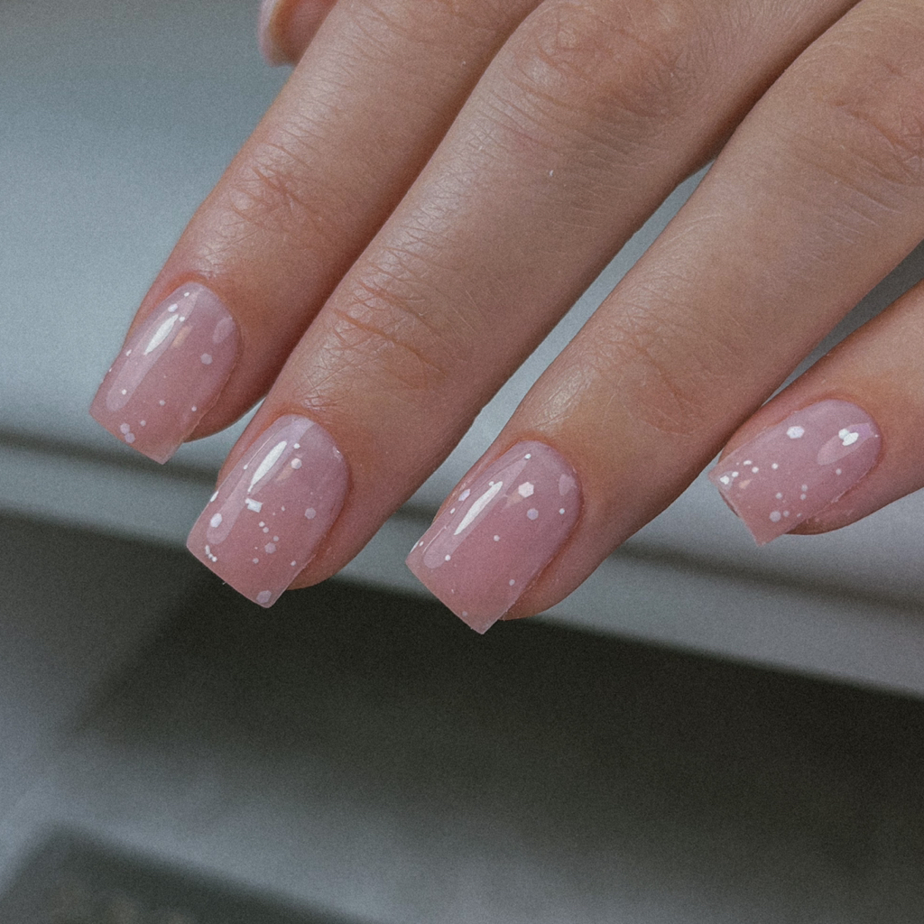 Маникюр + однотонное покрытие