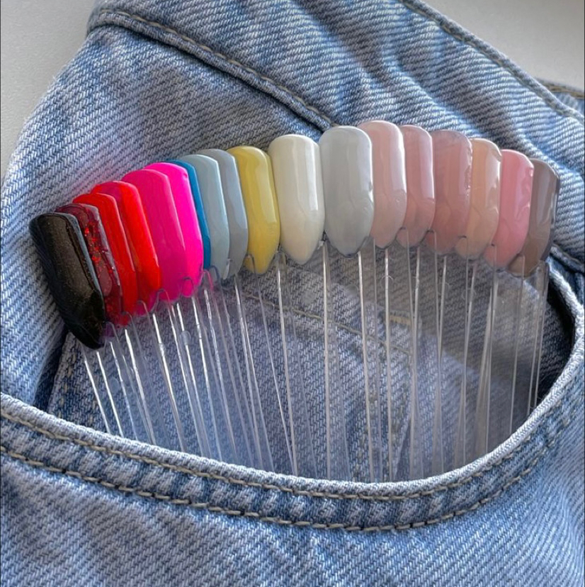 Маникюр укрепление гелем