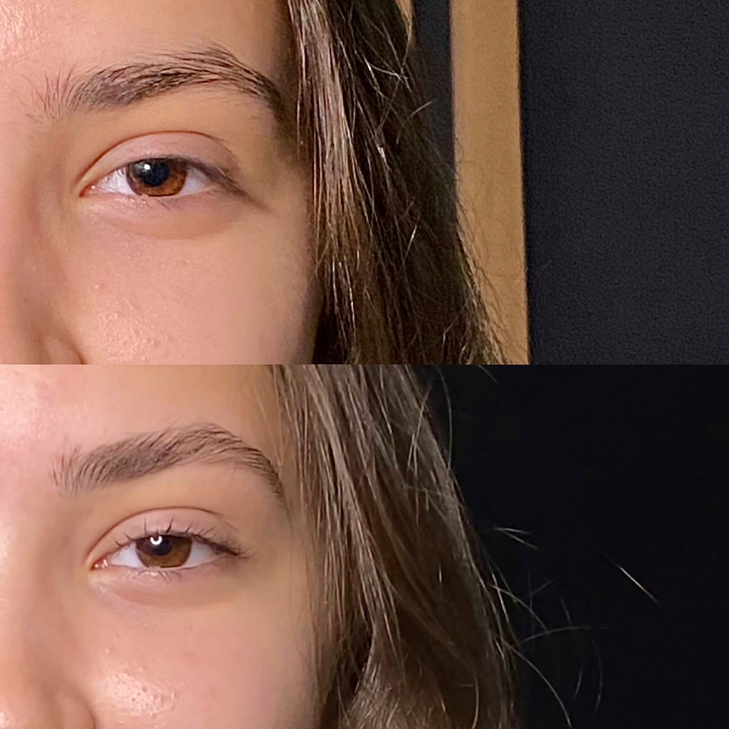 Структурная коррекция бровей