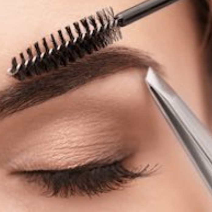 окрашивание и моделирование бровей, окрашивание ресниц