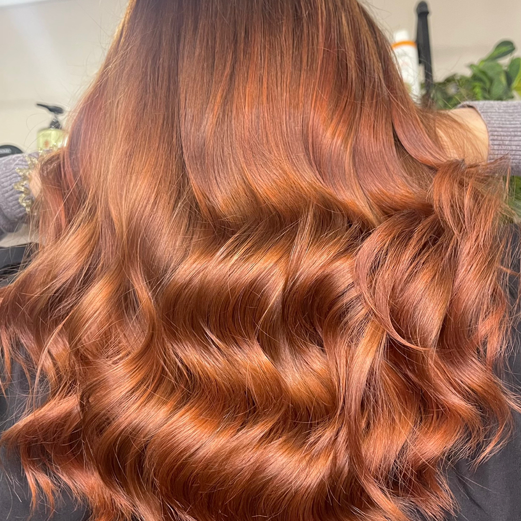 Окрашивание в 2 этапа супердлинный волос парикмахер стилист без учета препаратов