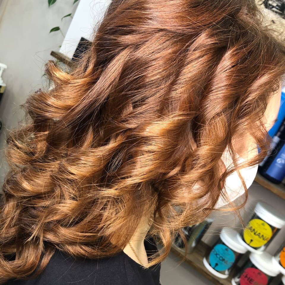 Укладка локоны длинный волос