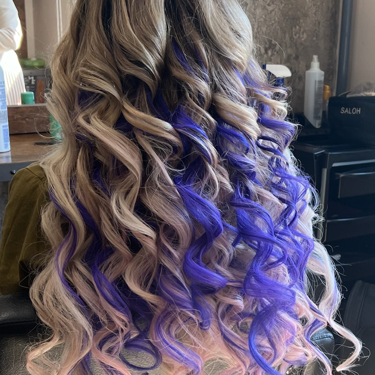 Укладка локоны супердлинный волос