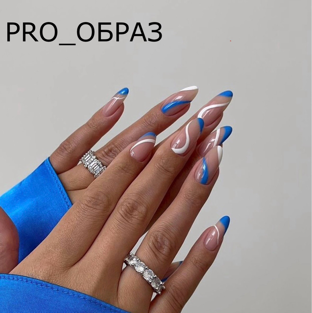 Маникюр с покрытием гель лак и легкий дизайн