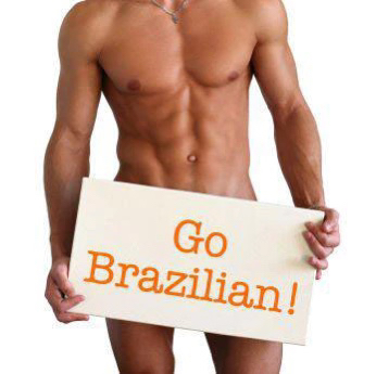 Male brazilian bikini wax