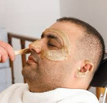 Full face wax