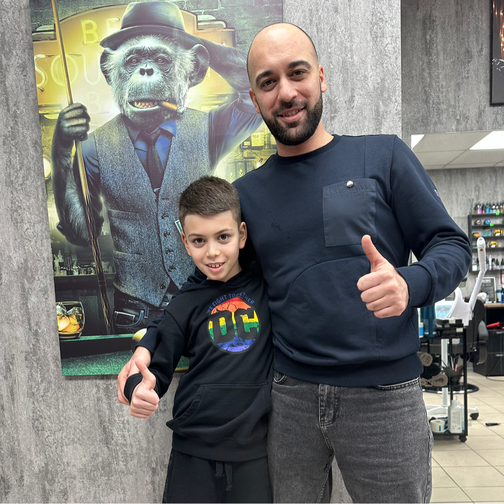 Стрижка отец сын