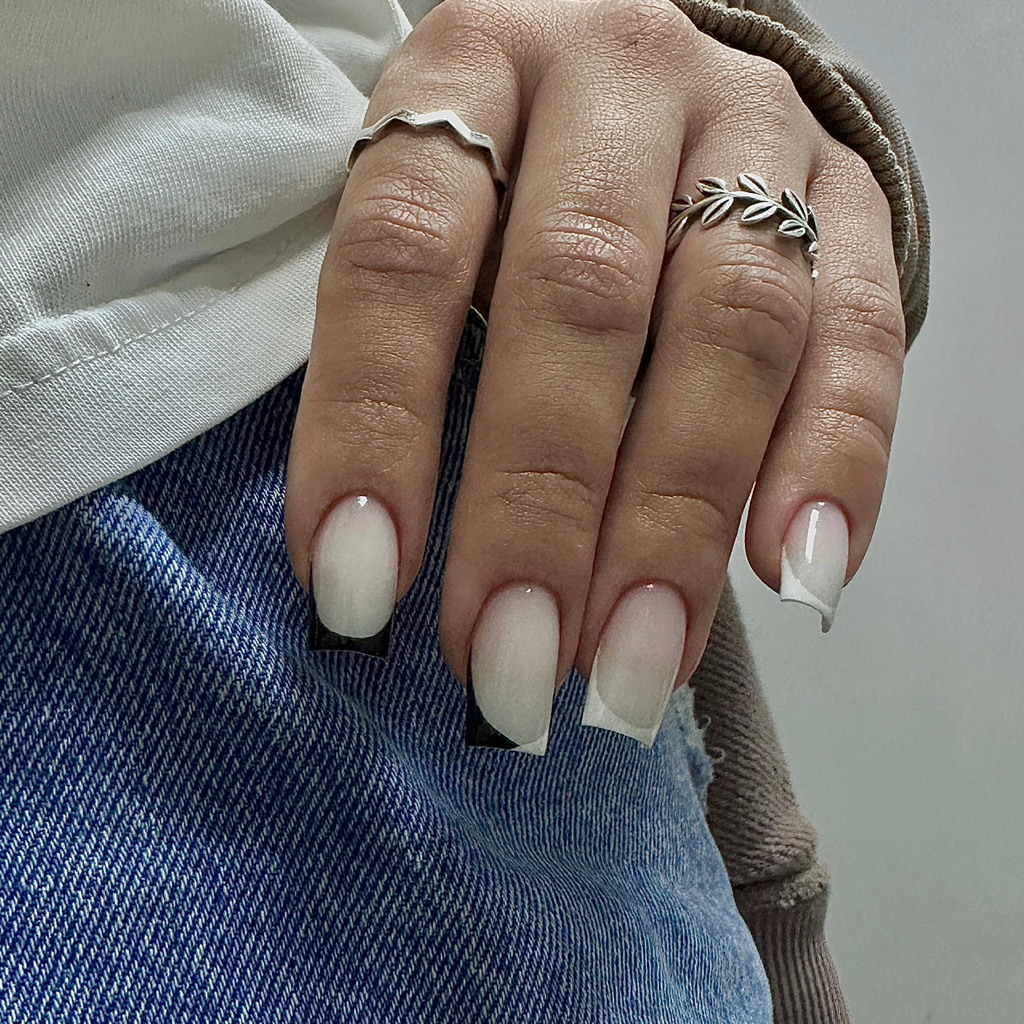 Маникюр с покрытием+френч