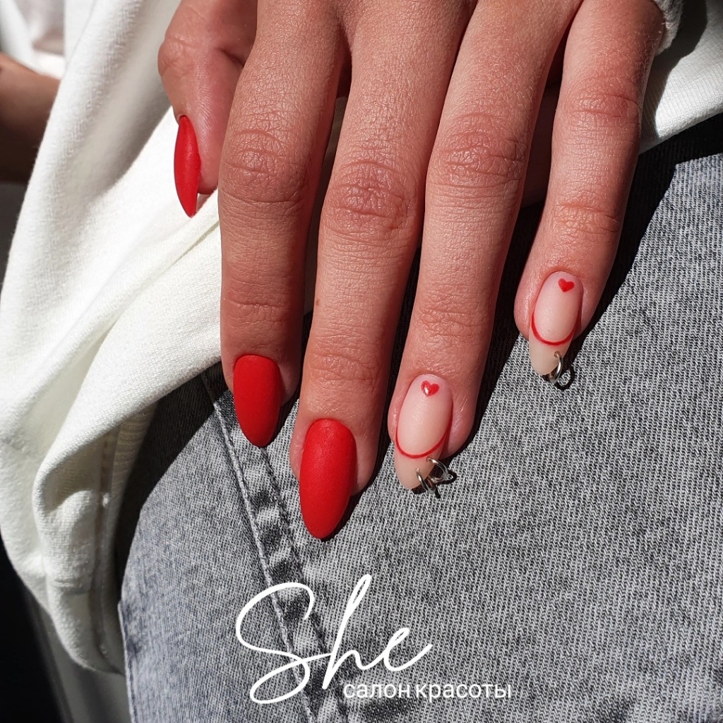 Маникюр+ гель лак+ дизайн до 4х ногтей