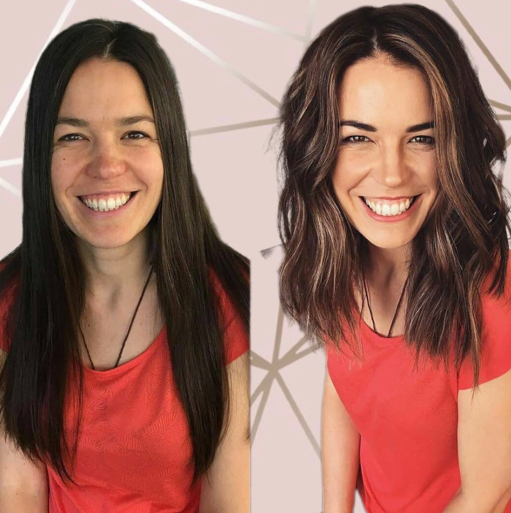 Стрижка женская • средняя длина