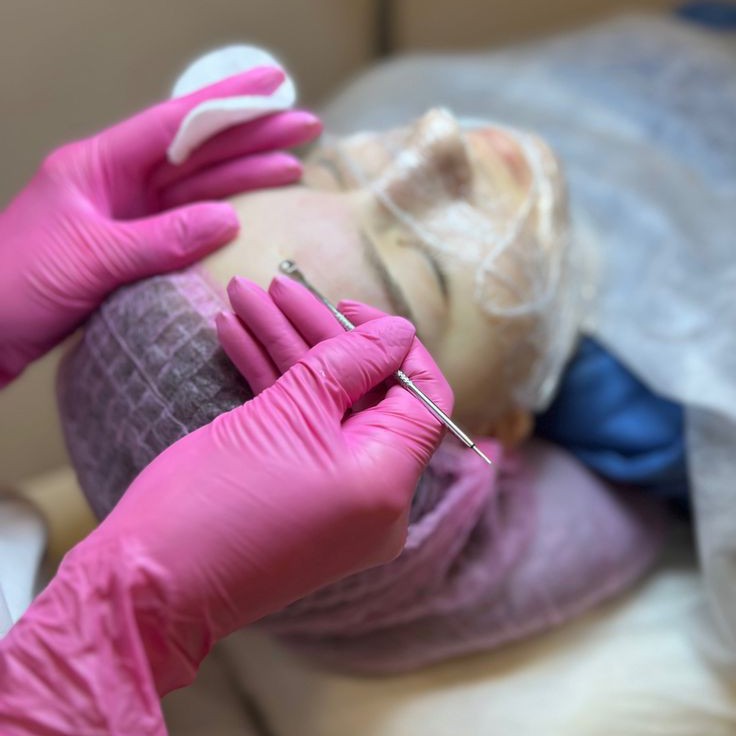 Чистка лица ( комбинированная, ультразвук,петля)