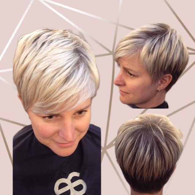 Мелирование короткий волос вместе с материалами