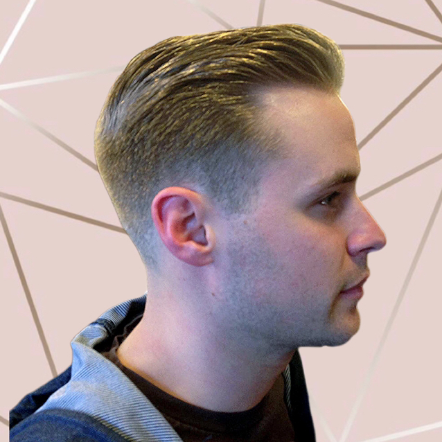 Мужская модельная ( ножницы • машинка 1 насадка)