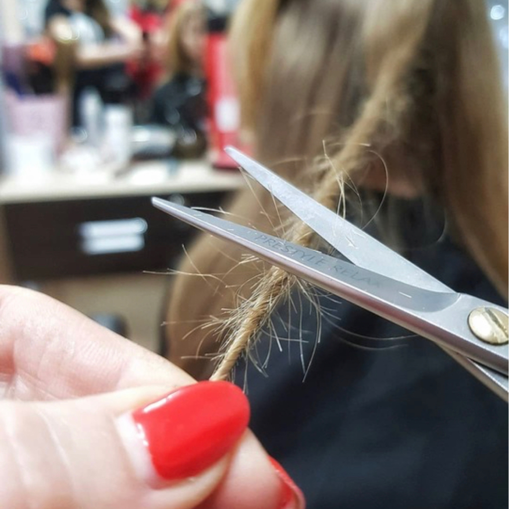 Полировка волос / ножницами /короткие волосы