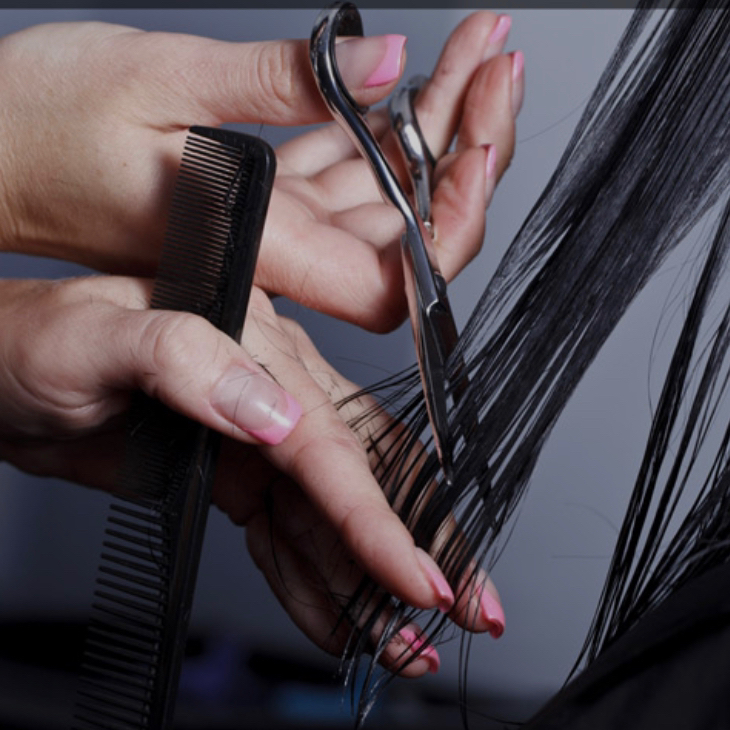 Стрижка/короткие волосы/ для пенсионеров/мыть/сушить