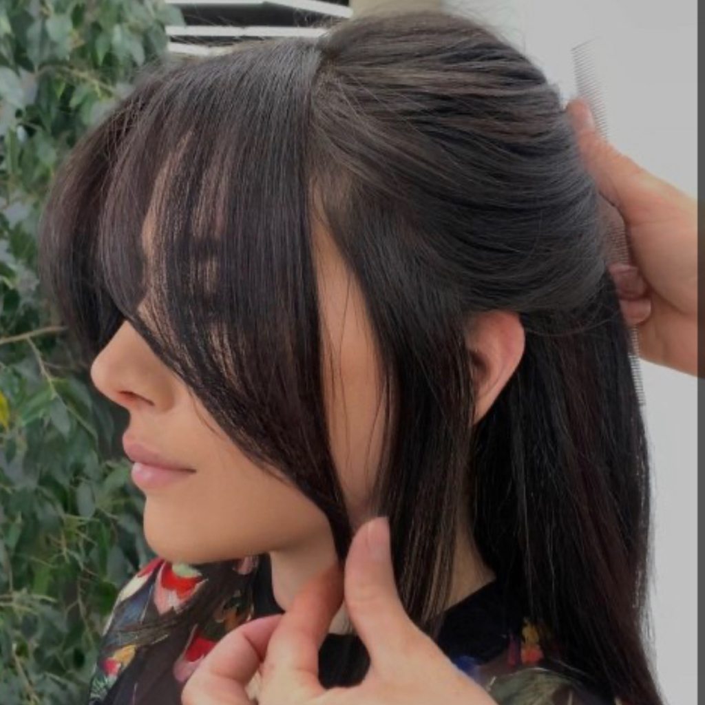 Оформление челки / на удлинение