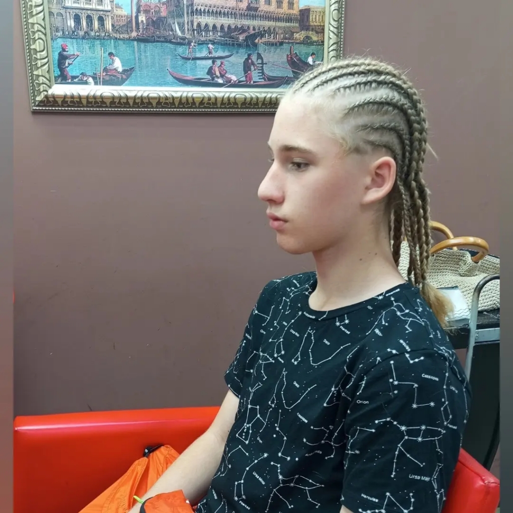 Брейды из своих волос