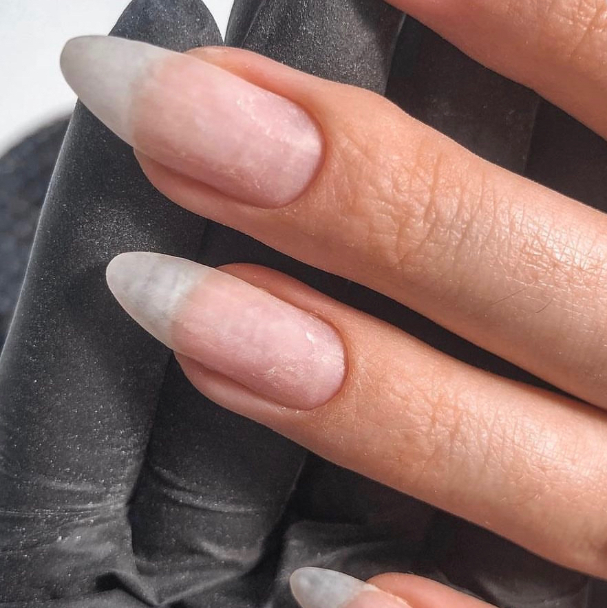 маникюр без покрытия