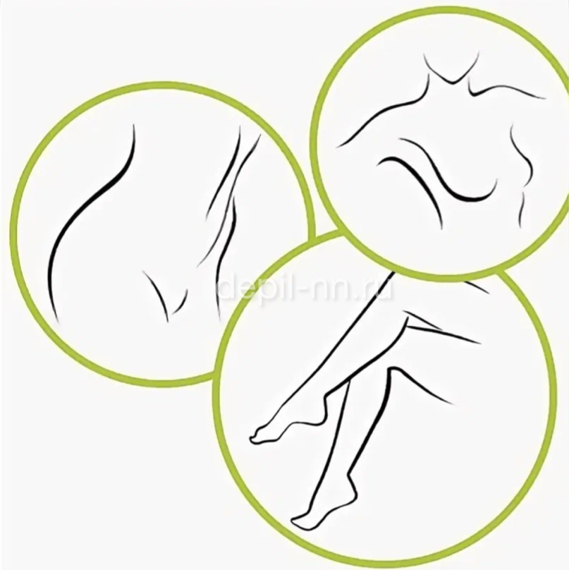 Голени+гл.бикини+подмышки(сахар/тёплый воск;сахар/пленочный воск)