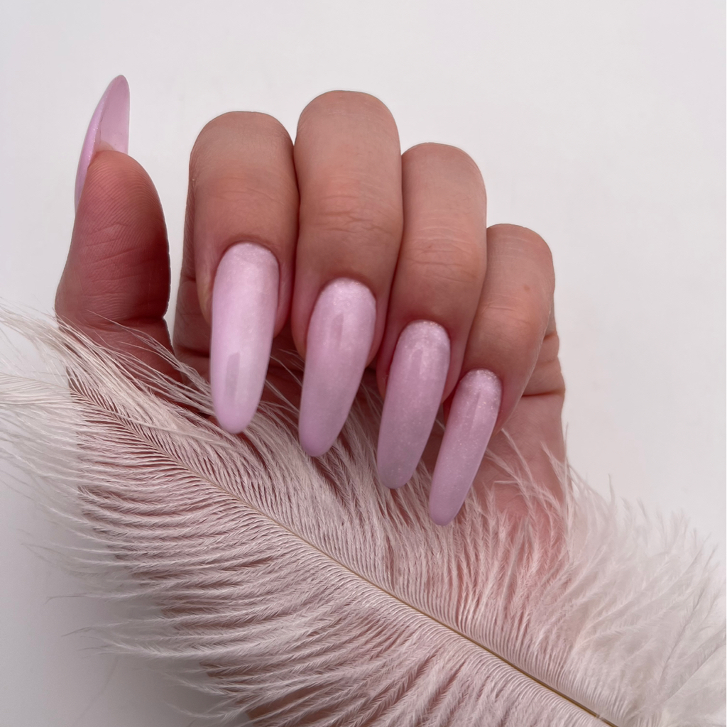 Маникюр с наращиванием ногтей (увеличение длинны) + однотонное покрытие