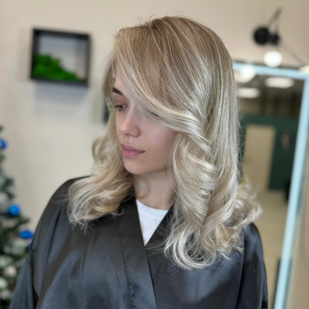 Тонирование + уход Davines  за 6500