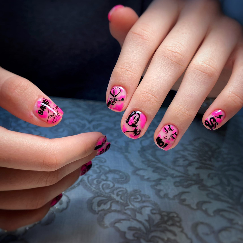 Маникюр с покрытием гель-лак