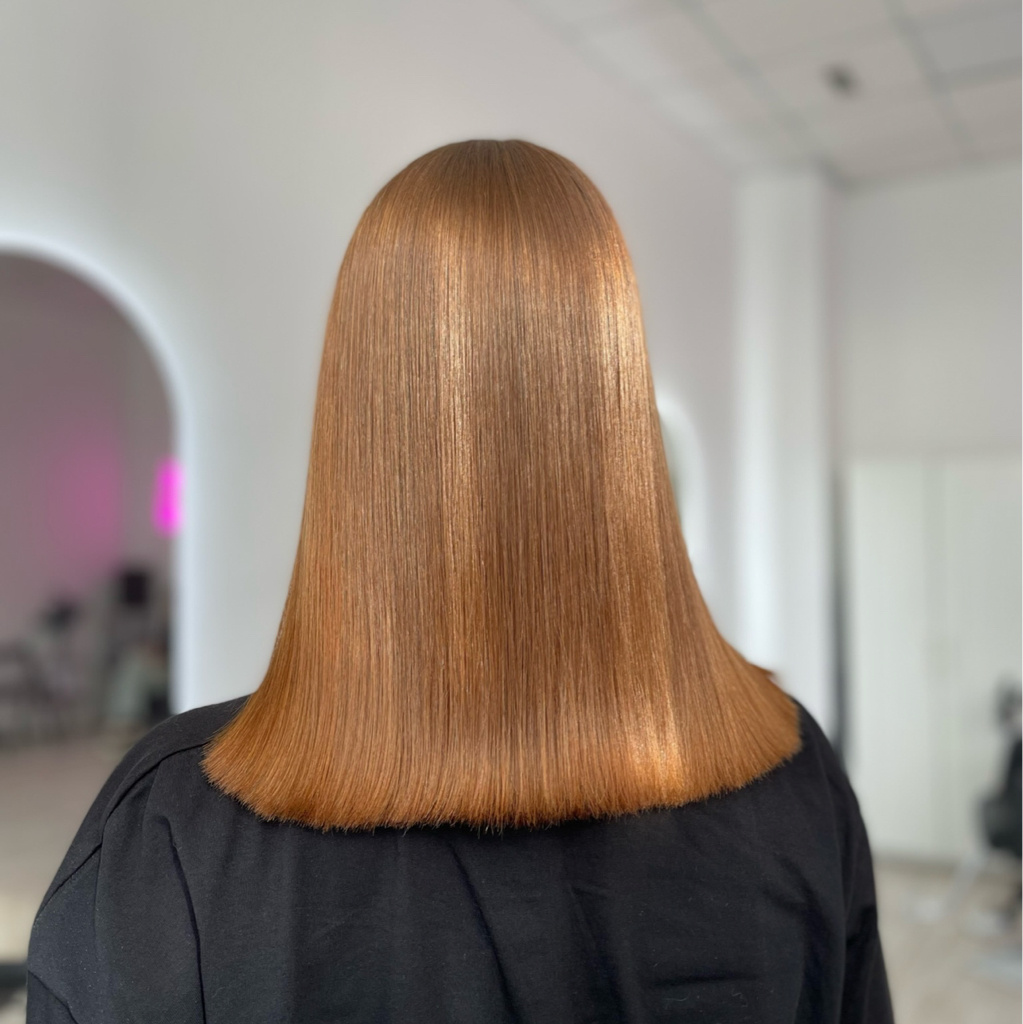 Кератиновое выпрямление