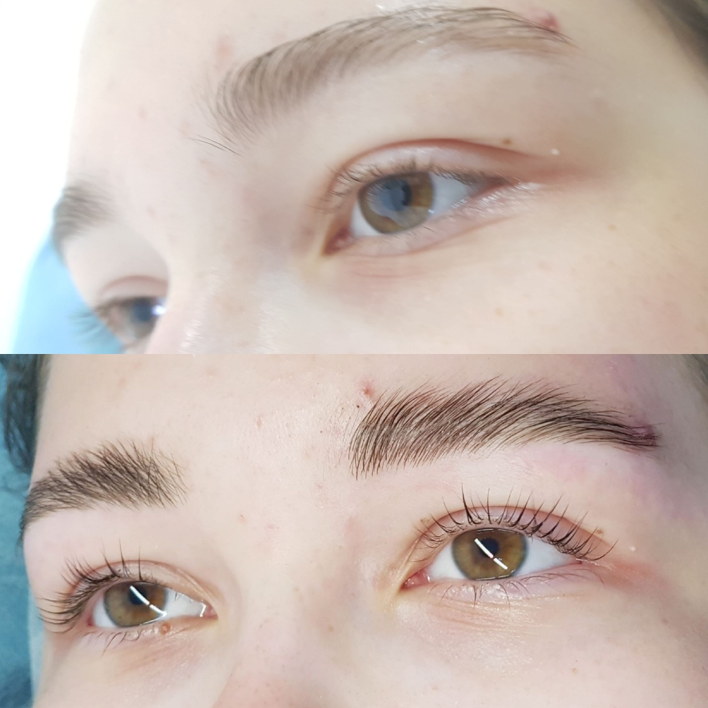 долговременая укладка бровей