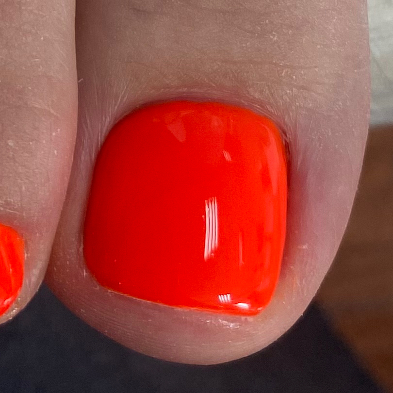 Педикюр пальчики с покрытием гель лак