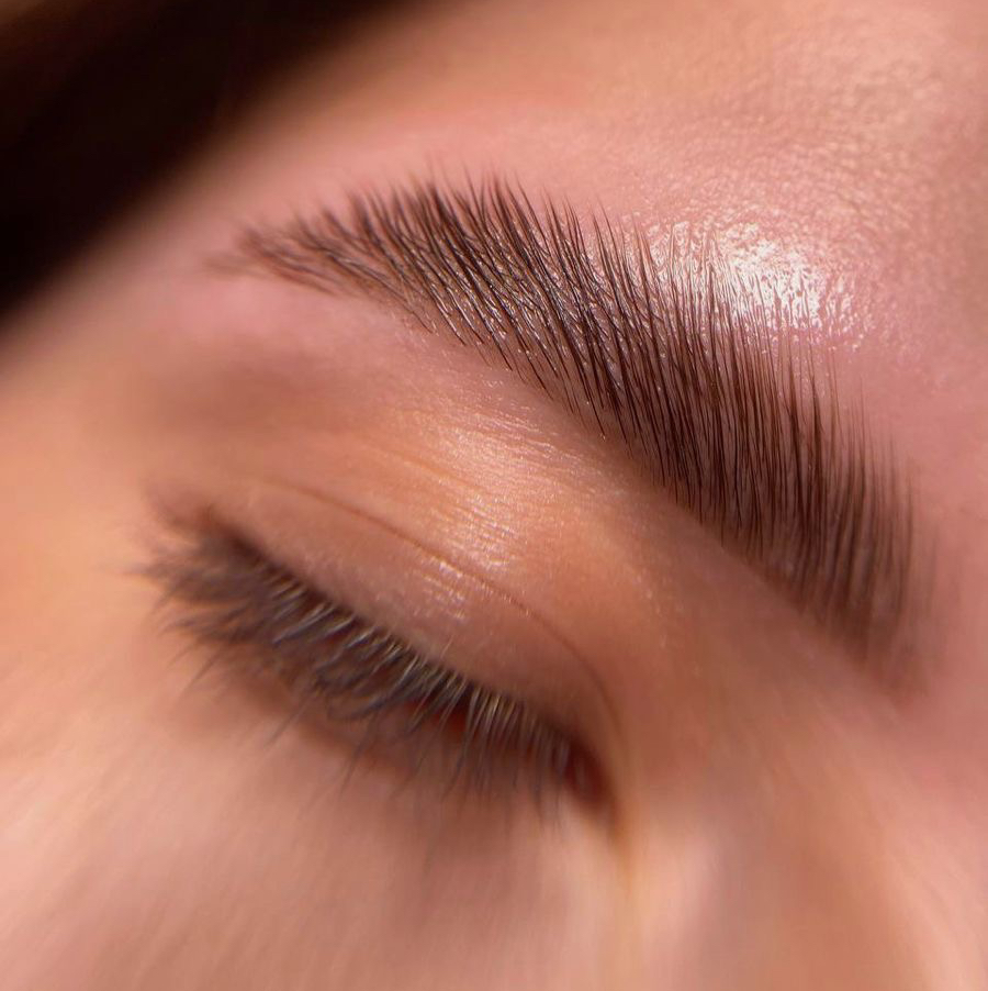 Долговременная укладка бровей без окрашивания