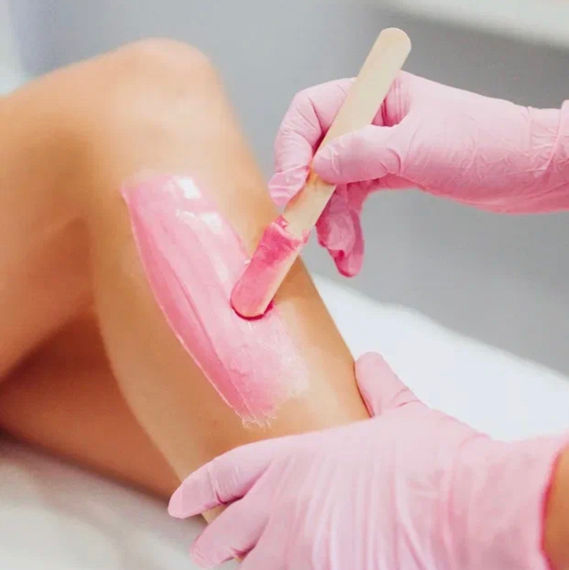 Депиляция голени(колено входит)