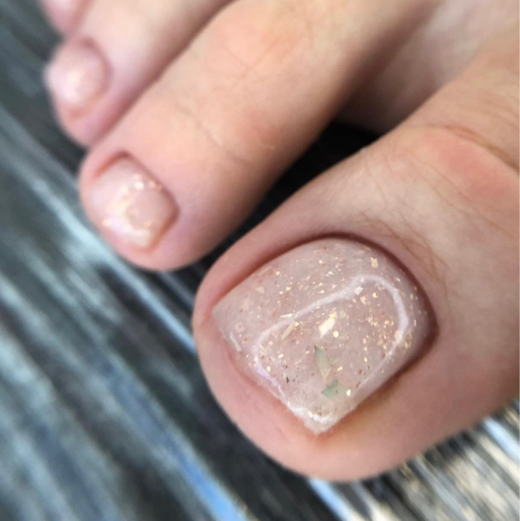 Полупедикюр* (покрытие пальчиков)