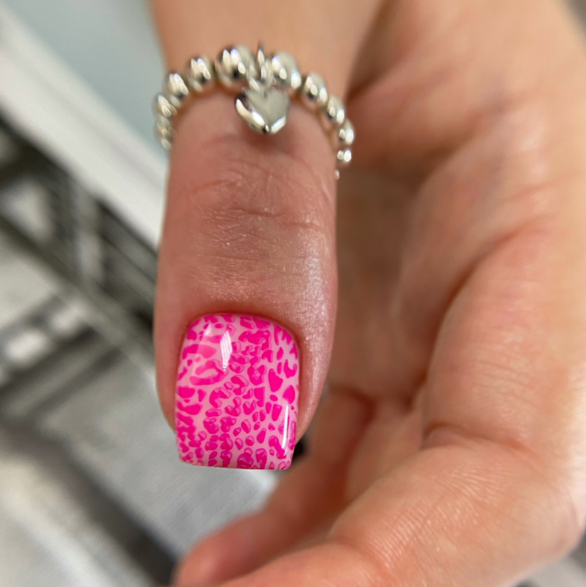 Комбинированный маникюр с покрытием+дизайн