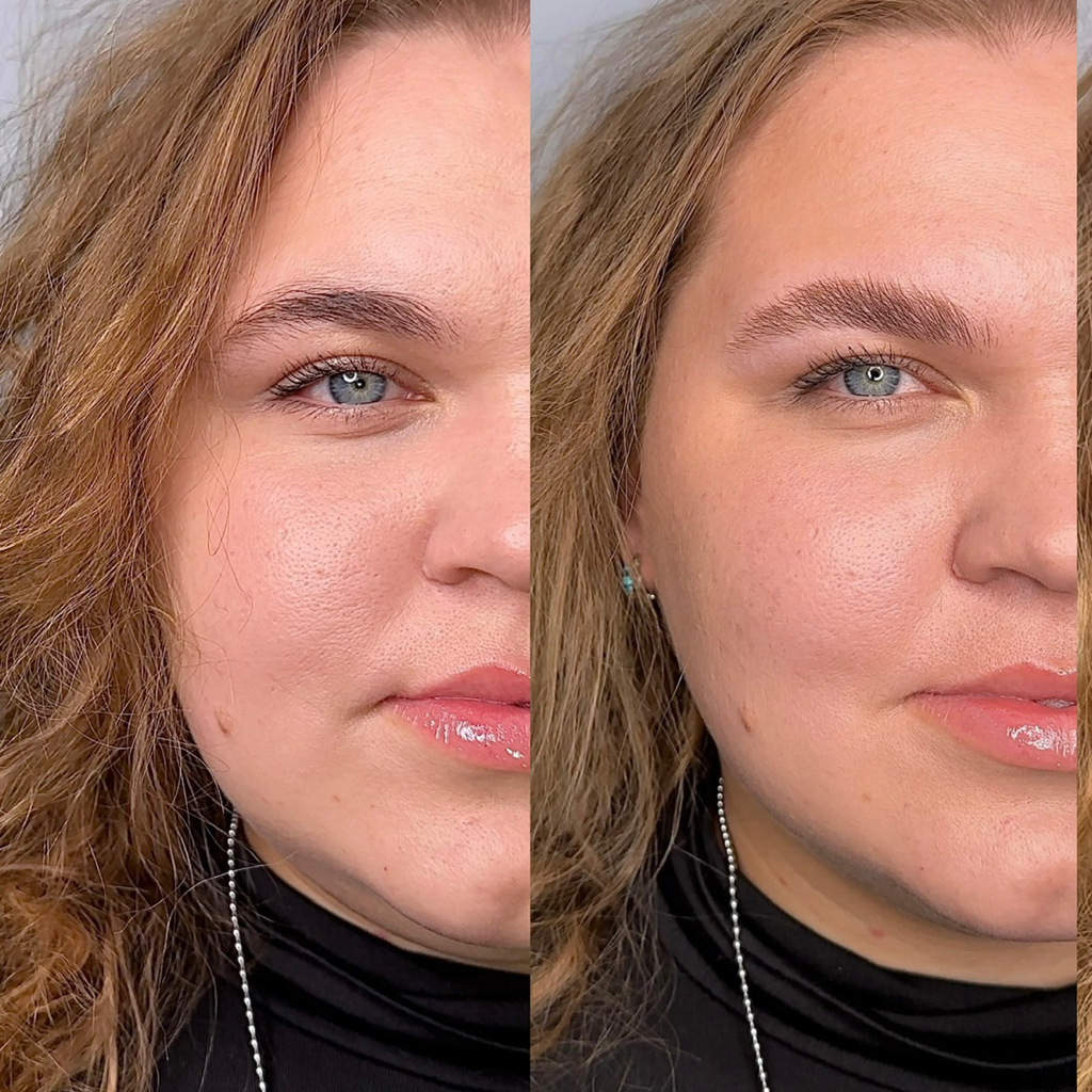 Сложная коррекция бровей (прореживание)