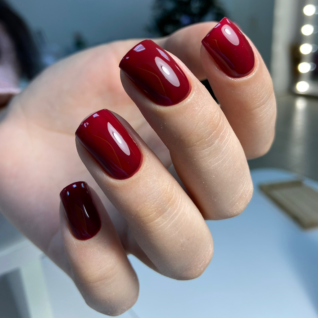 Маникюр ОДНОТОН гель