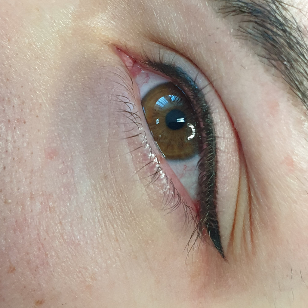 ВЕКИ  Перманентный макияж (1 этап)